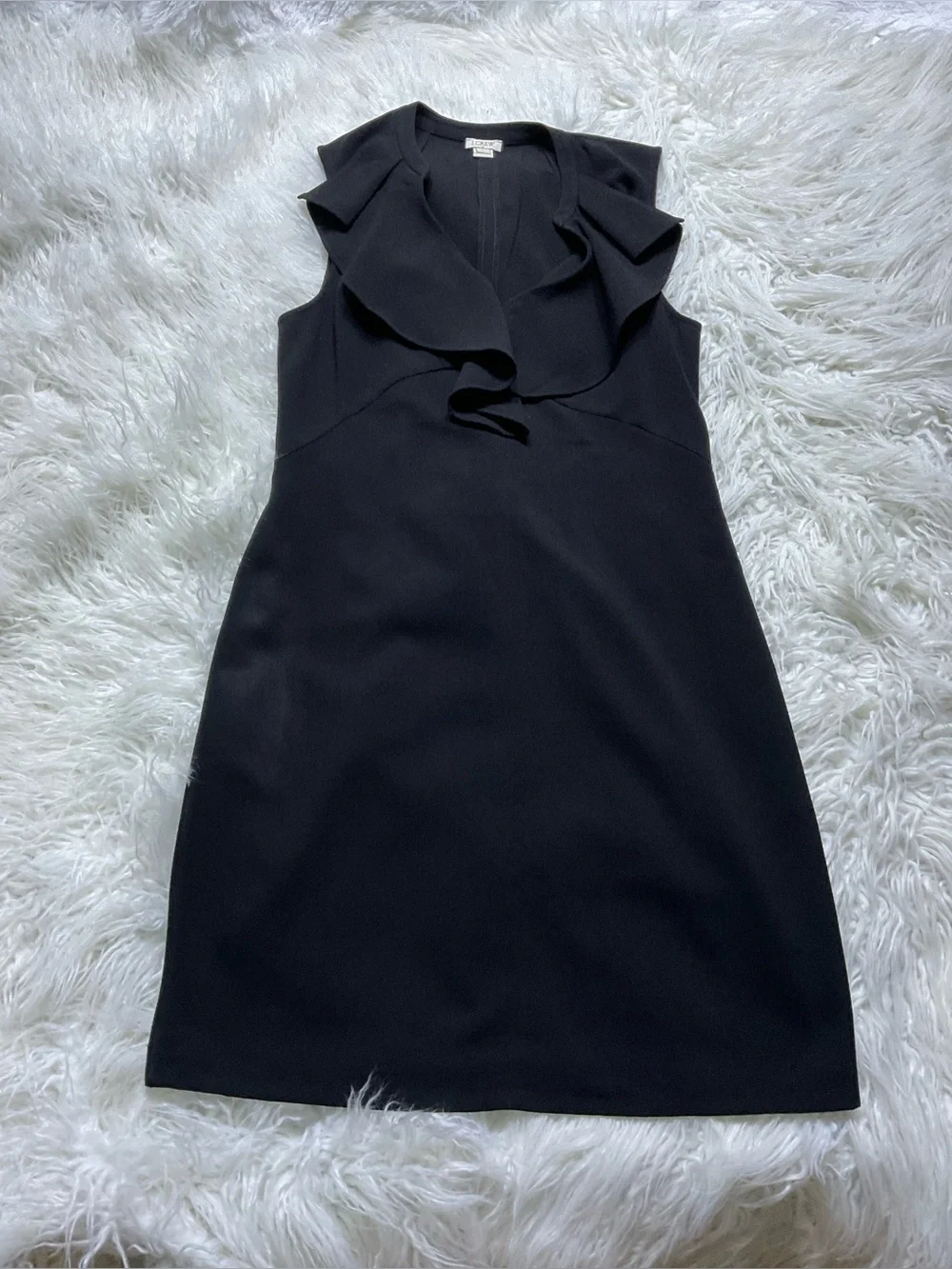 J Crew Ruffle Sheath Dress - Picture 1 of 4